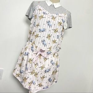 Disney Pink and White Pajama Set